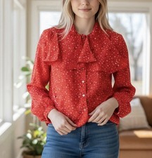 Blair Women's Vintage  Long Sleeve Shirt Size 12