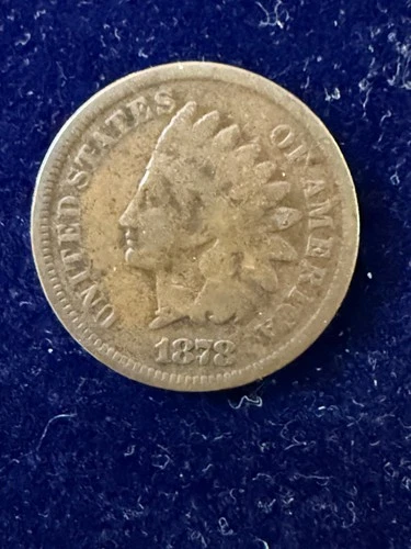 1878 Indian Cent  Well Worn But Detail Still Present Copper Tones