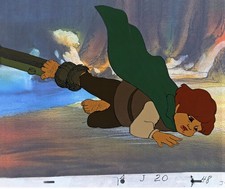 THE LORD OF THE RINGS: ORIGINAL RALPH BAKSHI ANIMATION CELS w/ Free Autograph