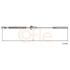 Handbremsseil hinten rechts für Opel Combo 71 Corsa B S93 Tigra id53552
