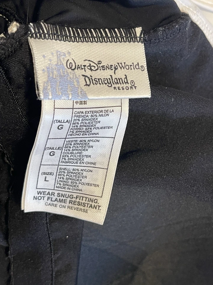 Autêntico traje de banho feminino Walt Disney World Resort grande preto e branco - Imagem 3 de 4