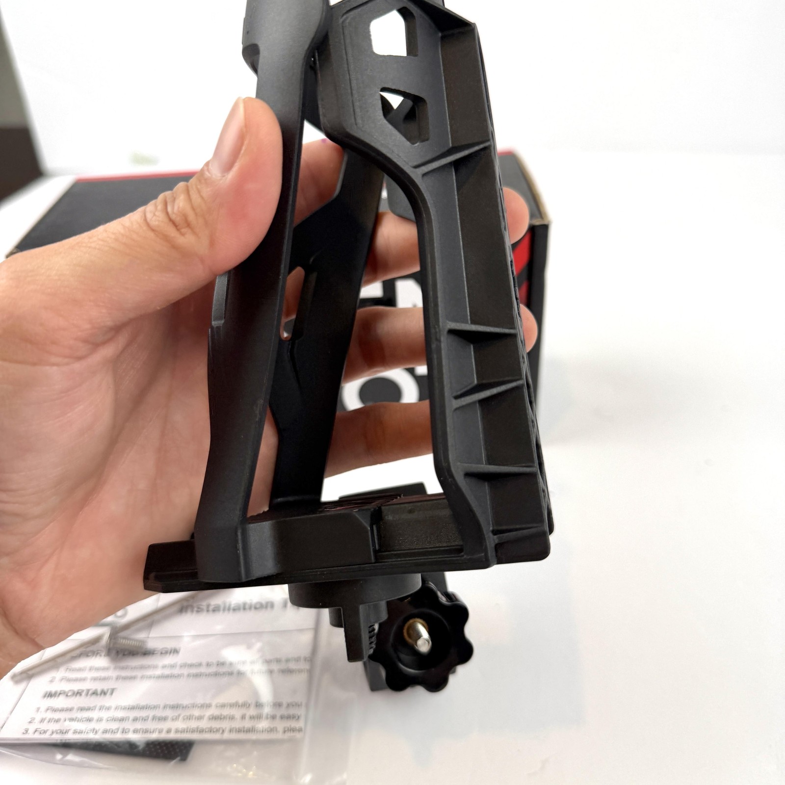 Kemimoto UTV ATV Water Bottle Holder Cage Clamp Mount w/ Hardware B0113-067018K