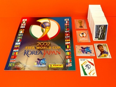 PANINI WORLD CUP 2002 WM 02 KOMPLETTSET COMPLETE SET EMPTY ALBUM