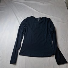I.N.C International Concepts Long Sleeve Crewneck Shirt XL Navy 100 Cotton