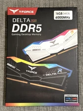 Team Group 16GB (2 x 8GB) 288-Pin PC RAM DDR5 6000 (PC5 48000) White XMP/EXPO