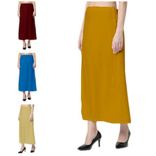 Women Cotton Saree Shapewear Petticoat Body Shaping Fit Free Size
