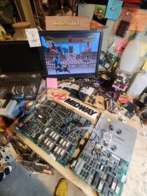 MORTAL KOMBAT 1 PCB JAMMA ARCADE BOARD SET 5.0 REV WORKING!!! (T-UNIT) MIDWAY