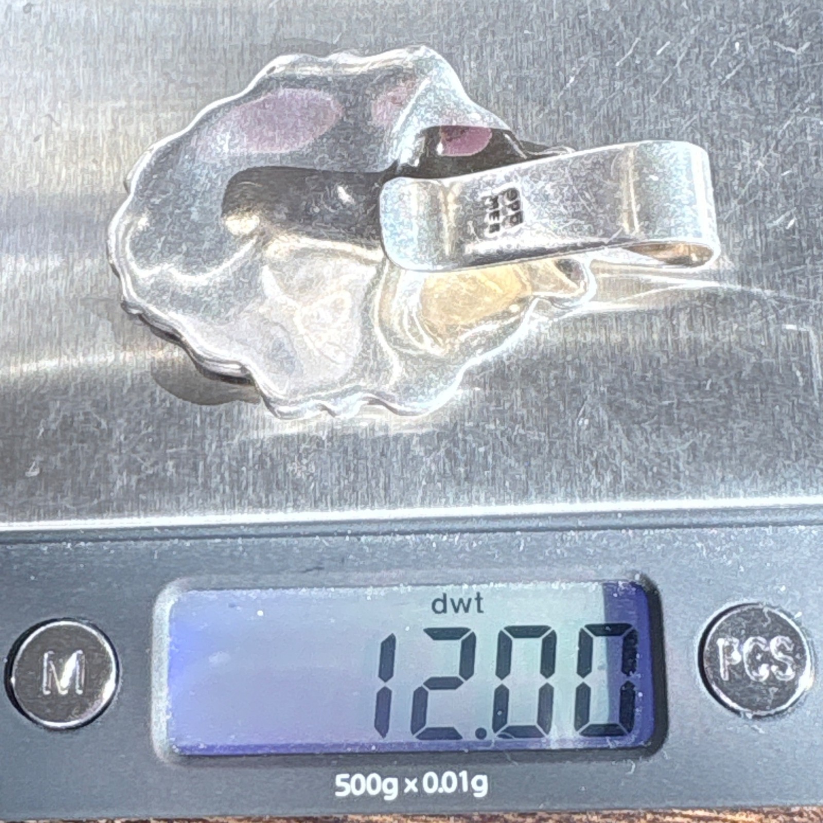 VTG Solid Sterling Silver 925 Abstract Scroll Des… - image 10