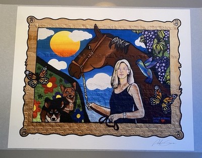 Phillip Simpson Joy Mural Art Print Signed PP Printer Proof