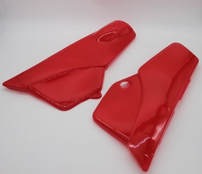 Passend für Yamaha DT125 DT175 Seitendeckel Verkleidung Set Rot