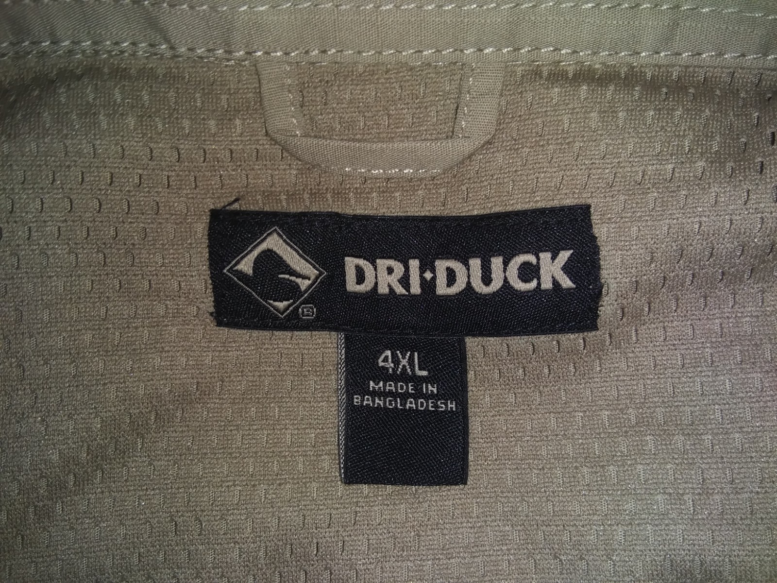 New Dri Duck Men's Shirt - Safari Style Dual Pocket Working Gear Layer Size 4XL