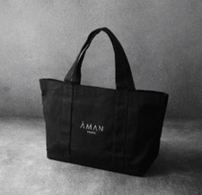 AMAN Tokyo Hotel Original Logo Mini Tote Bag Small Handbag (Empty) New Item