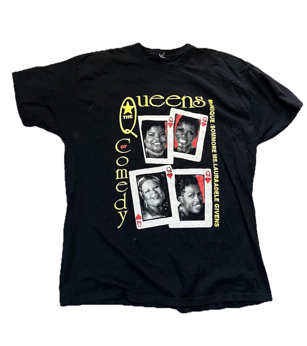 90's Def Jam フォトTシャツ 黒 XL rap hiphop r&b Vtg. 90s 2000s Queens of Comedy Def Jam T-Shirt Sz 2XL Rap Movie