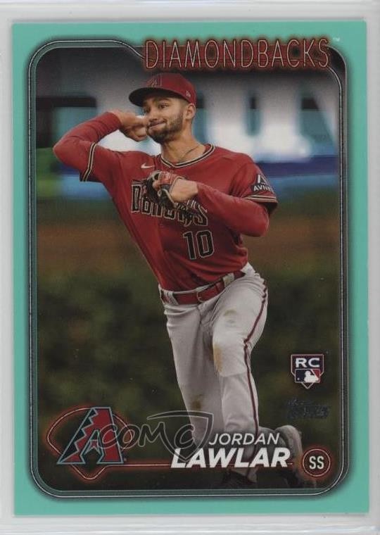 2024 Topps Series 2 Aqua Jordan Lawlar #451 Rookie RC 0nw0