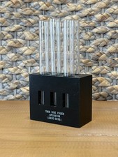 6 Clear Glass Test Tubes In Holder (Code 0855)  5ML Blowdown 10 ML Alkalinity