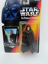 Star Wars POTF2 Jedi Knight Luke Skywalker 1996 Kenner New Sealed Red Carded