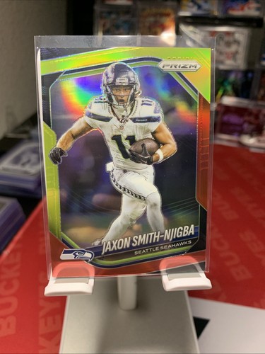 2025 Panini Prizm Football Red and Yellow Jaxon Smith-Njigba #254