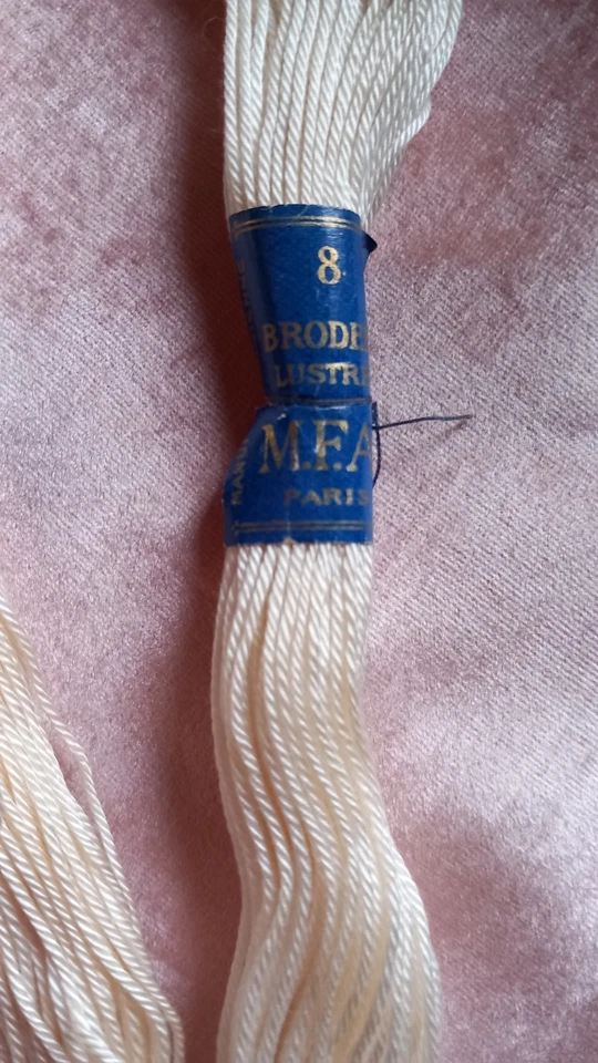 LOT 7 ECHEVETTES COTON A BRODER LUSTRE M.F.A. N°8 - Photo 2/3