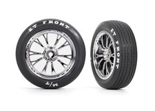 Traxxas 9474r - Mickey Thompson Et Front Drag Tires On Weld Wheels Chrome 2 Traxxas 9474r - Mickey Thompson Et Front Drag Tires On Weld Wheels Chrome 2