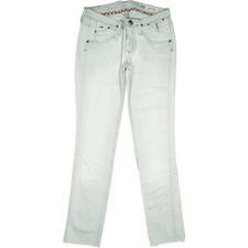 Tommy Hilfiger W26 L28 Jeans Trousers Grey Ladies Used Look Stretch Suzzy Slim