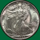 1943 Walking Liberty Half Dollar Brilliant Uncirculated BU Coin #33392