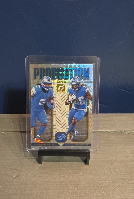 2025 Panini Donruss - Production Line Jahmyr Gibbs, David Montgomery #2