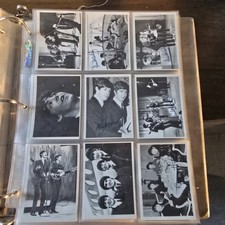 1964 Topps Beatles Black and White 3rd Series Checklist, Set