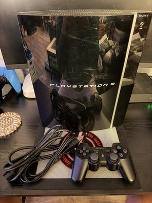 Sony PlayStation 3 Fat CECHL01 80GB Console TESTED W/OEM Controller +32 Games