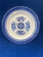 Spode Copeland's China FITZHUGH BLUE Pattern - 8" SALAD PLATE - NICE!