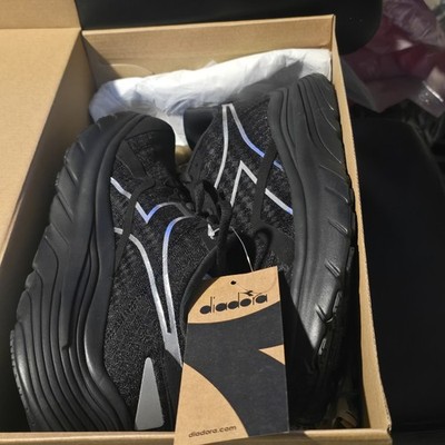 diadora Equipe Nucleo Running  Womens Black Sneakers Athletic Shoes 9.5