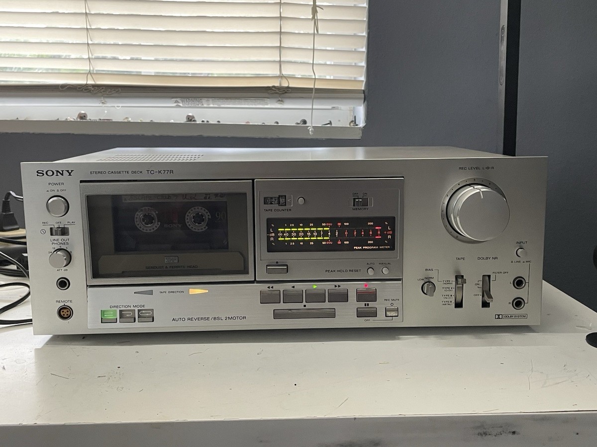 Sony TC-K77R Cassette Deck (Mint Condition Serviced) | eBay