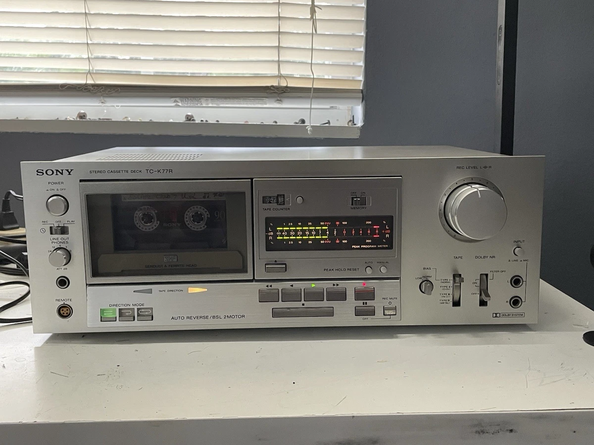 Platine Cassette Sony TC-157WX - Stereo - Mini Chaîne Vintage - Boombox - Occasion
