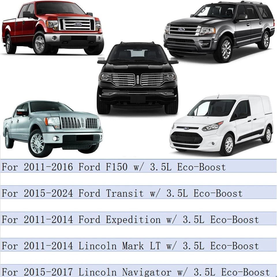 Kit coletor de escape atualizado para 11-16 Ford F-150 / Expedition 3.5L Ecoboost - Imagem 2 de 4