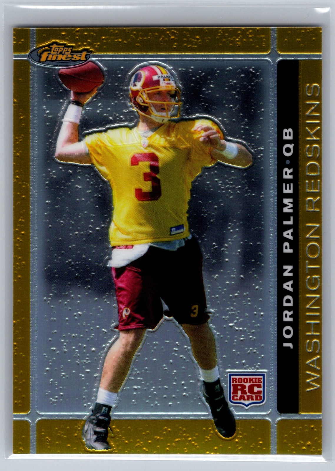 Jordan Palmer Finest #109 Gold Refractor