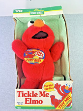 Vintage 1996 Tickle Me Elmo Original Tyco Sesame Street NEW In Box. Box is rough