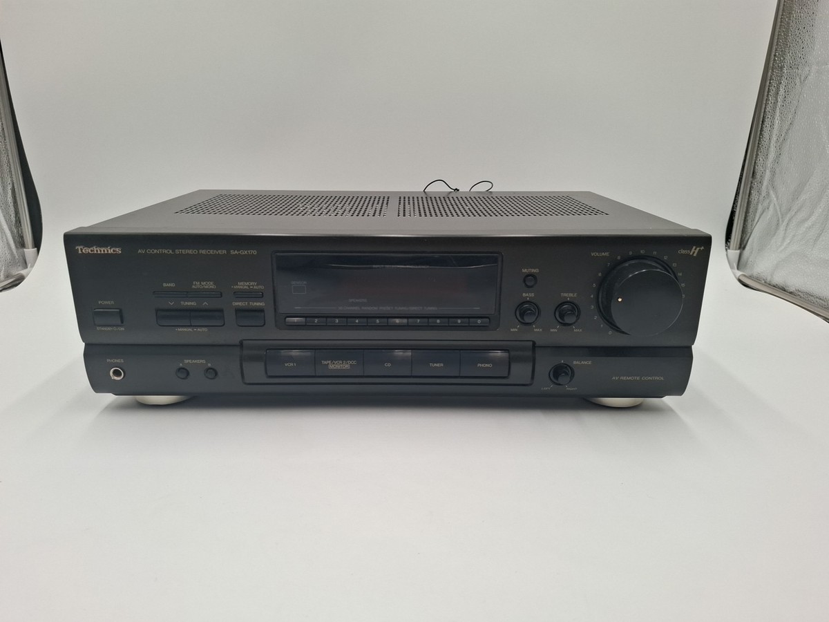 Technics SA GX170 2 Channel 160 Watt Receiver Tested Works