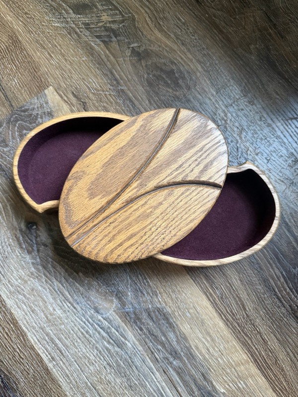Handmade Blossom Boxes by Cherokee Woodworks Vintage Jewelry Box, Velvet Lined