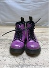 Dr. Martens 1460 Junior's Pink Glitter 8-Eye Lace Up Boots Size 10 — photo 1
