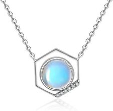 STUNNING Moonstone Necklace for Women Pendant Gift Anniversary Valentines Day
