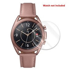 Transparent Tempered Glass Screen Protector Flim fit Samsung Galaxy Watch 3 41mm