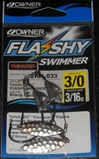 OWNER 5164-033 Flashy Swimmer w/ TwistLOCK CPS 2 Pack Size 3/0 Hook 3/16 oz