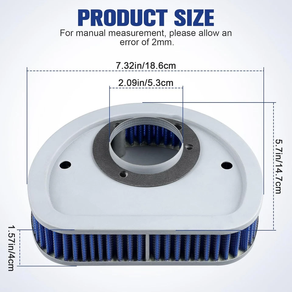 Filtro de aire para Harley Road King Electra Glide Heritage Softail Fat Boy 29461-99 Foto 4 de 4