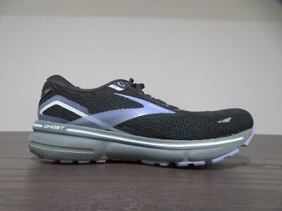 Brooks Ghost 15 Womens 7.5 Shoes Black Purple 1203801B011 Running Sneaker Gym