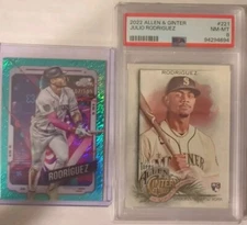 2024 Topps Chrome Cosmic Julio Rodriguez Aqua Shimmer 107/199 Seattle Mariners