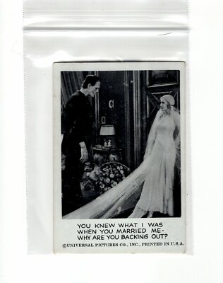 SPOOK STORIES 1961 LEAF CARDS - UNIVERSAL STUDIOS #13