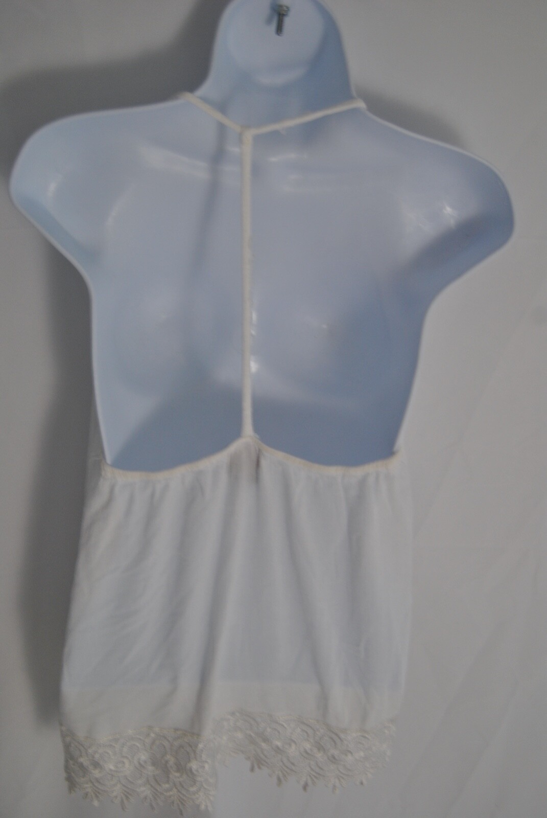 Women's Halter Top by Iky Me Size Large White in Color