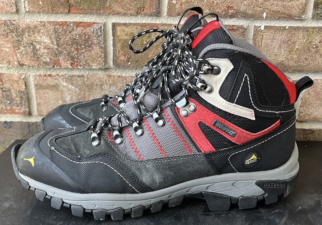 PACIFIC MOUNTAIN Descend Men\'s Outdoor Hiking Boots - Black and Red To celebrate 90 years of Danner design and quality, we  main image 4
