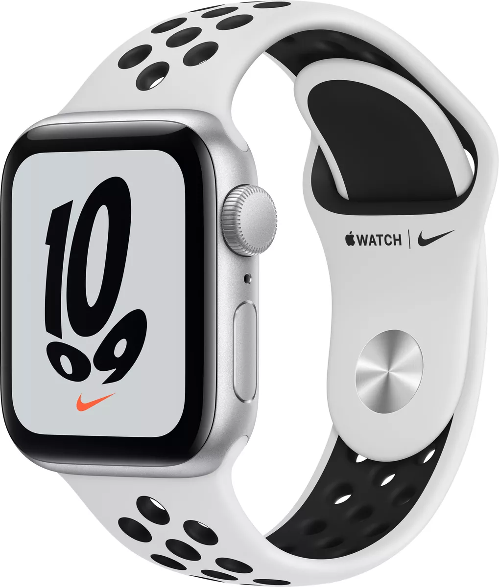 Apple Watch SE Nike 40mm Silver Aluminum - Pure Platinum Sport