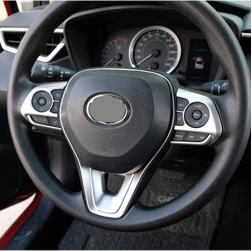 Steering Wheel Trim 3pcs ABS Matte Fit for Toyota RAV4 2019-2024 - Picture 5 of 9