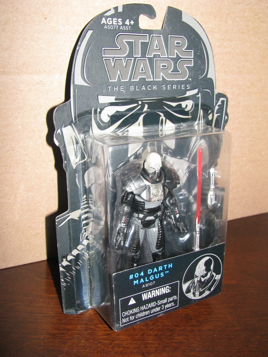 Star Wars The Black Series #04 DARTH MALGUS Old Republic 3.75